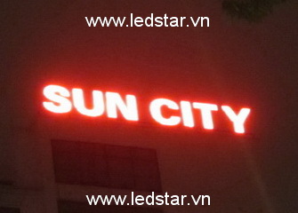 Led tòa nhà Led chữ tòa nhà